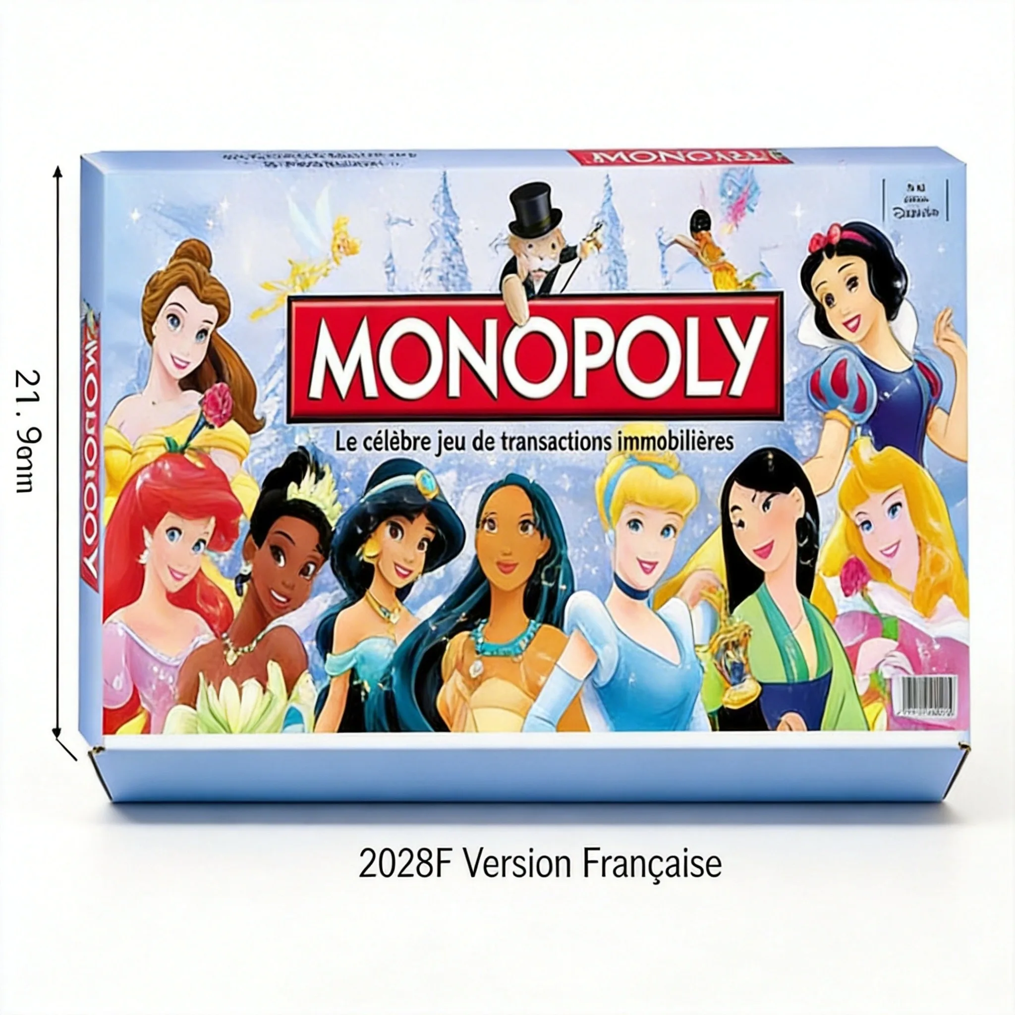 Board Game Monopoly - MONOPOLY Księżniczki Disneya - Ekskluzywne, wykwintne