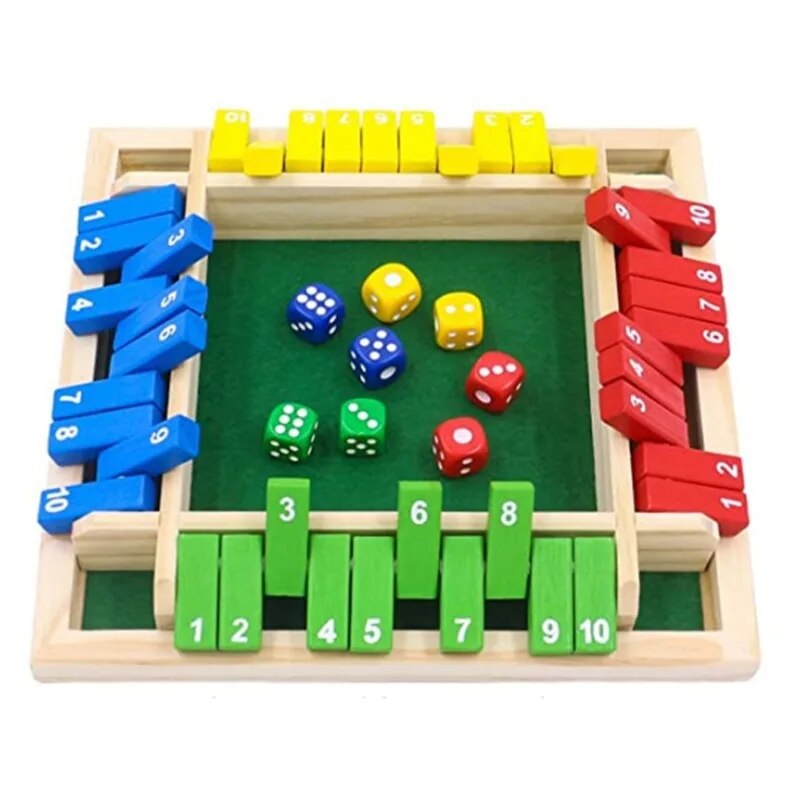 Board Game Dnd - Drewniana gra planszowa w kości Zamknij