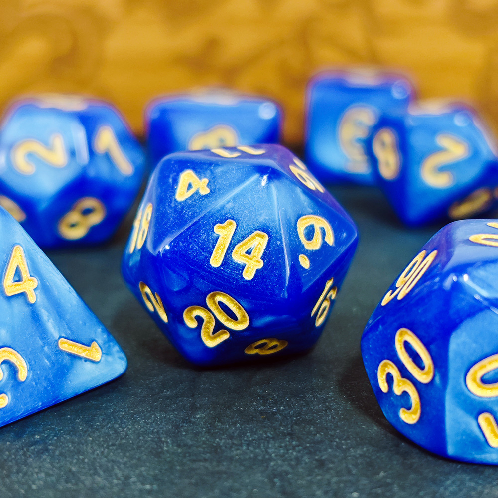 7-częściowy zestaw kości DND w – Board Game Dnd recenzja i cena