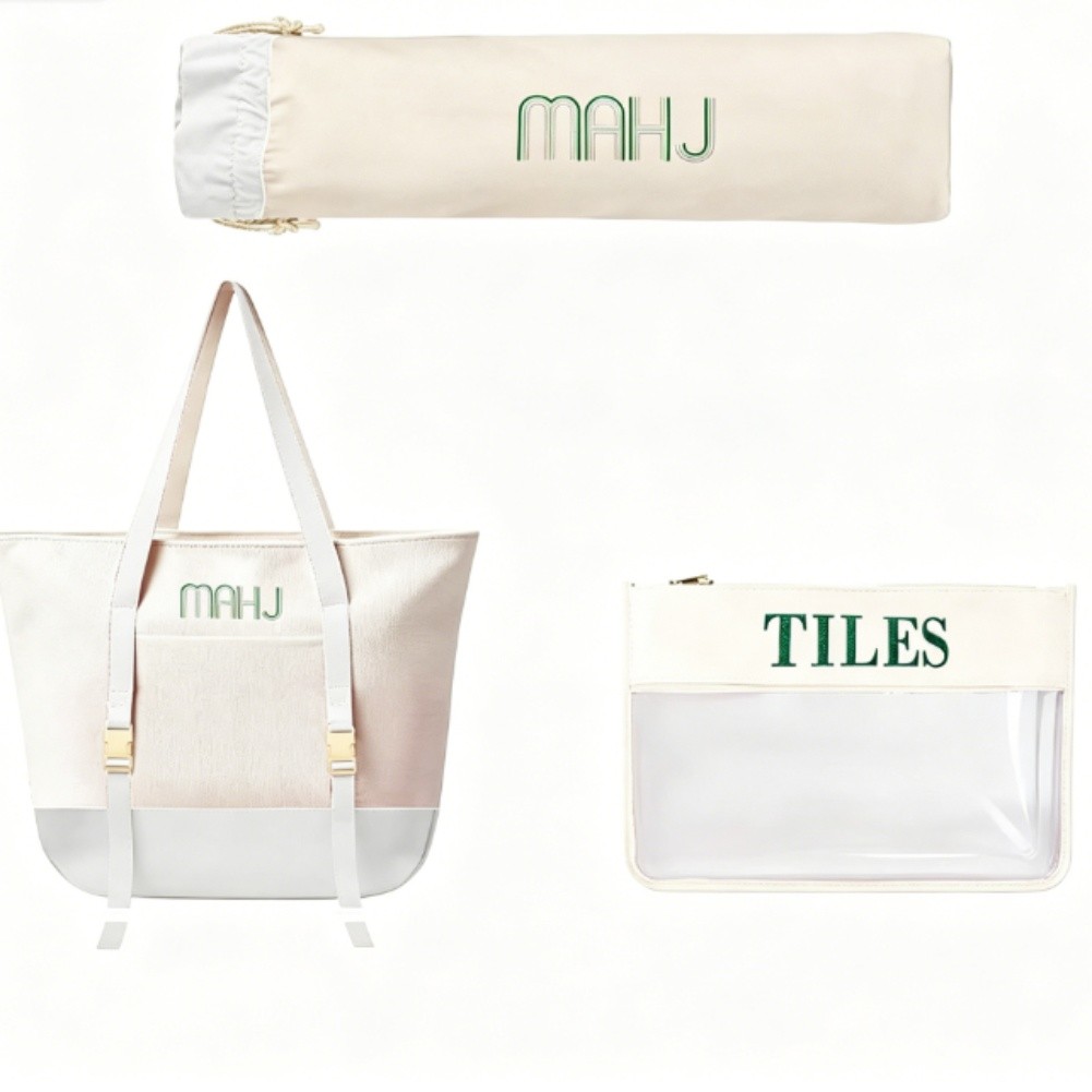 Zestaw akcesoriów do mahjongu: – Tile Bag Drawstring recenzja i cena