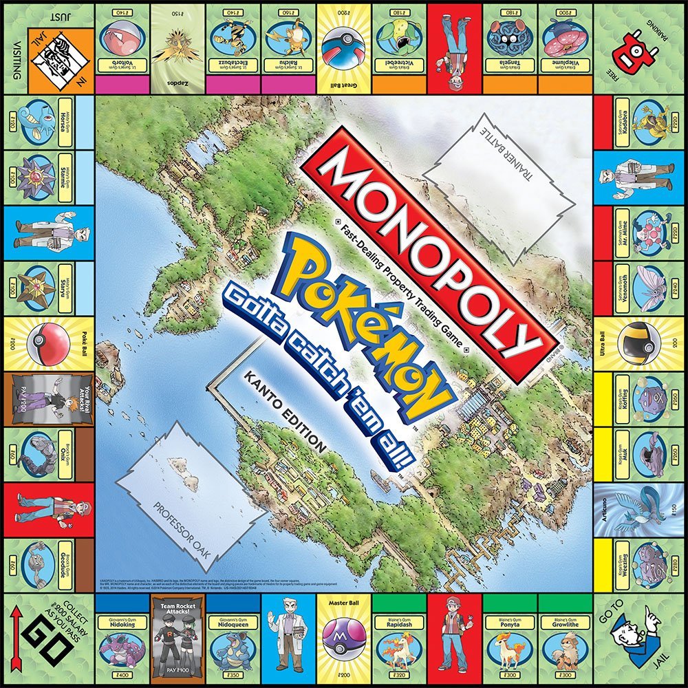 MONOPOLY Gra Planszowa Pokemon – Board Game Monopoly recenzja i cena