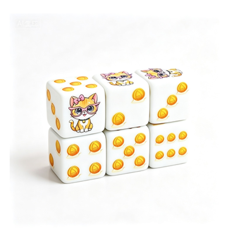 Zestaw 6 wielościanowych kości – Board Game Live recenzja i cena