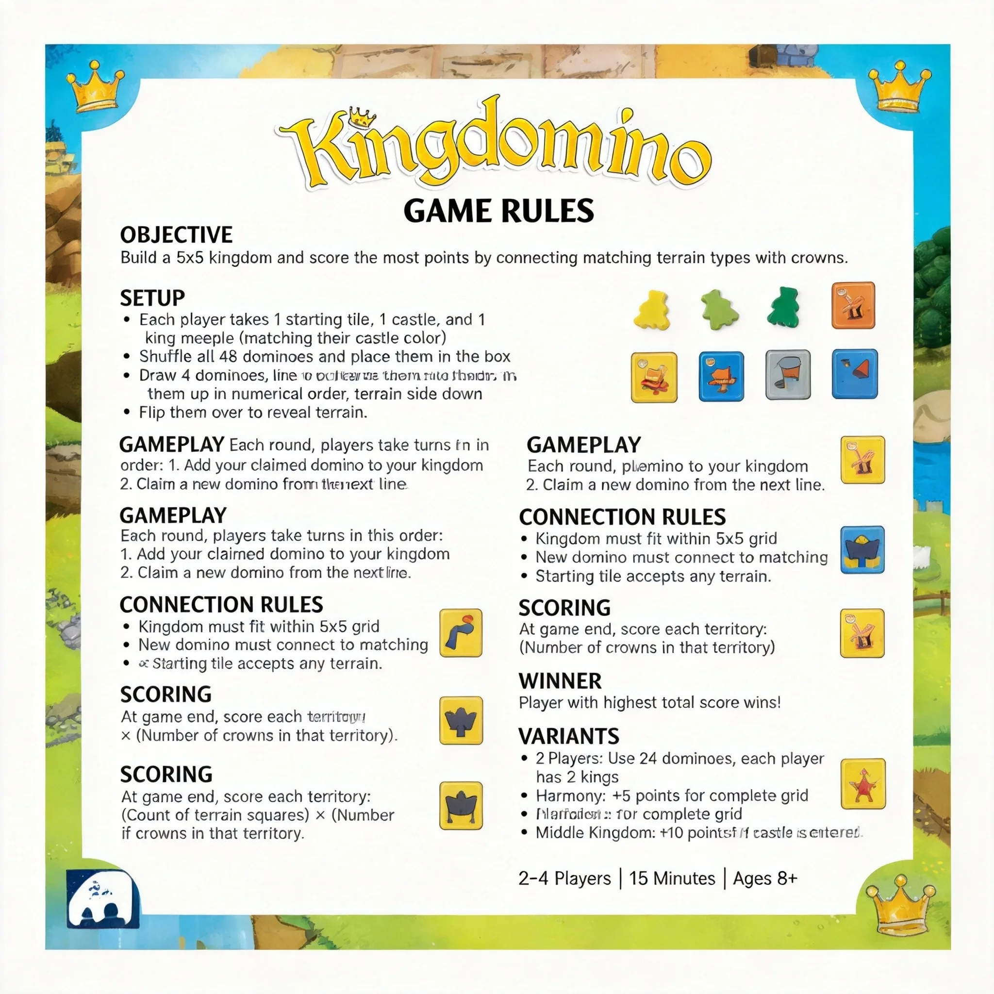 Gra planszowa Kingdomino – gra – Board Game Monopoly recenzja i cena