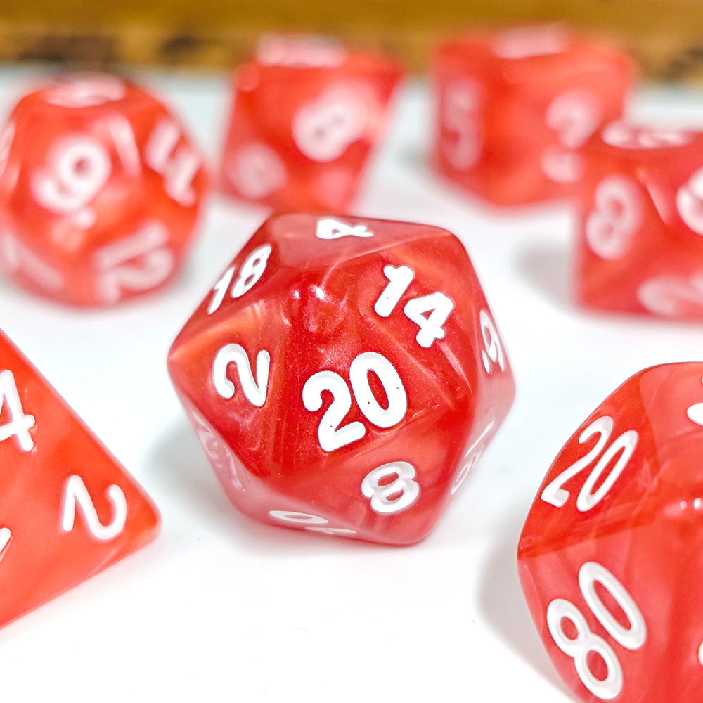 7 sztuk/zestaw Kostki Perłowe  – Board Game Dnd recenzja i cena