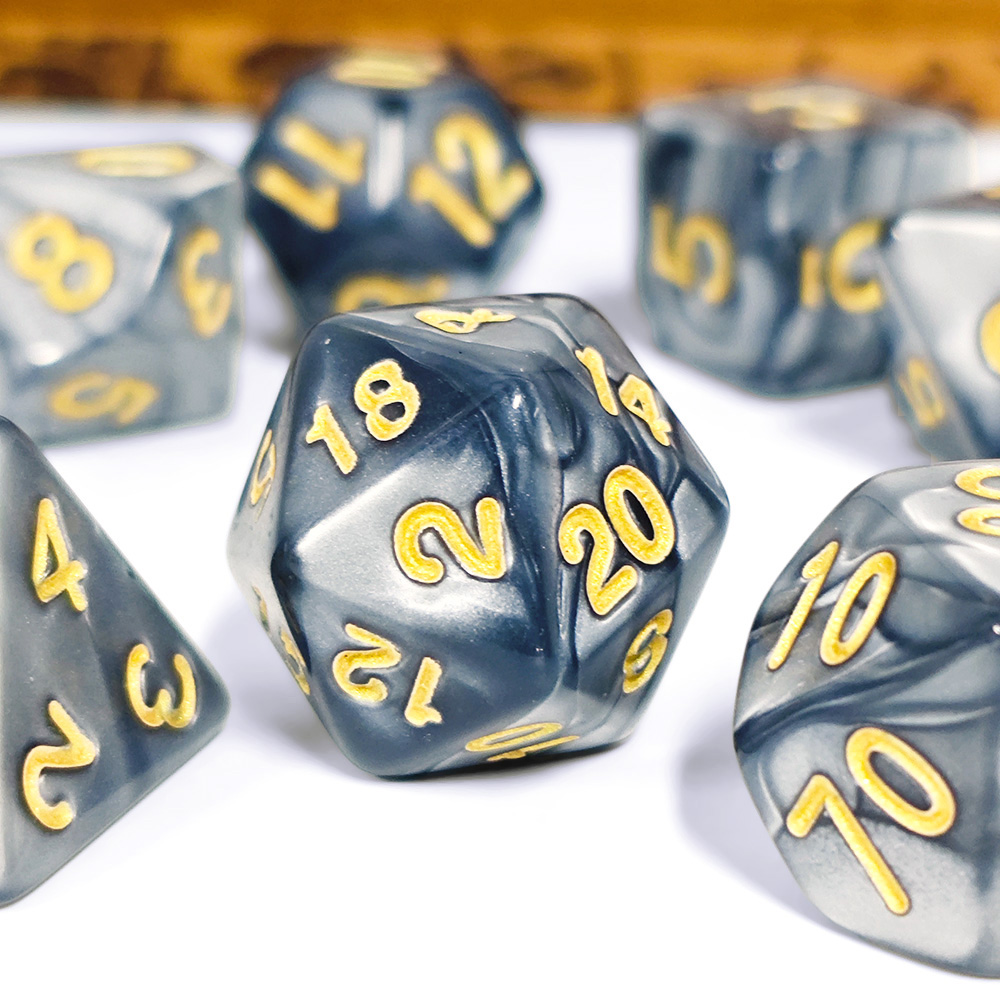 7 sztuk/zestaw Kostki Perłowe  – Board Game Dnd recenzja i cena
