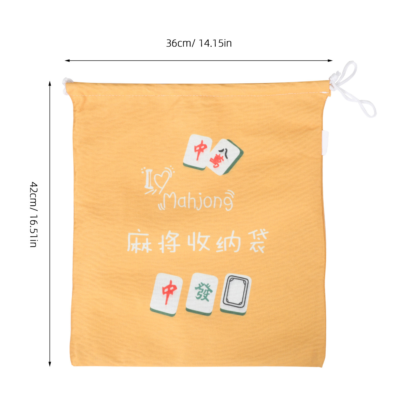 Duża materiałowa torba na mahj – Tile Bag Drawstring recenzja i cena