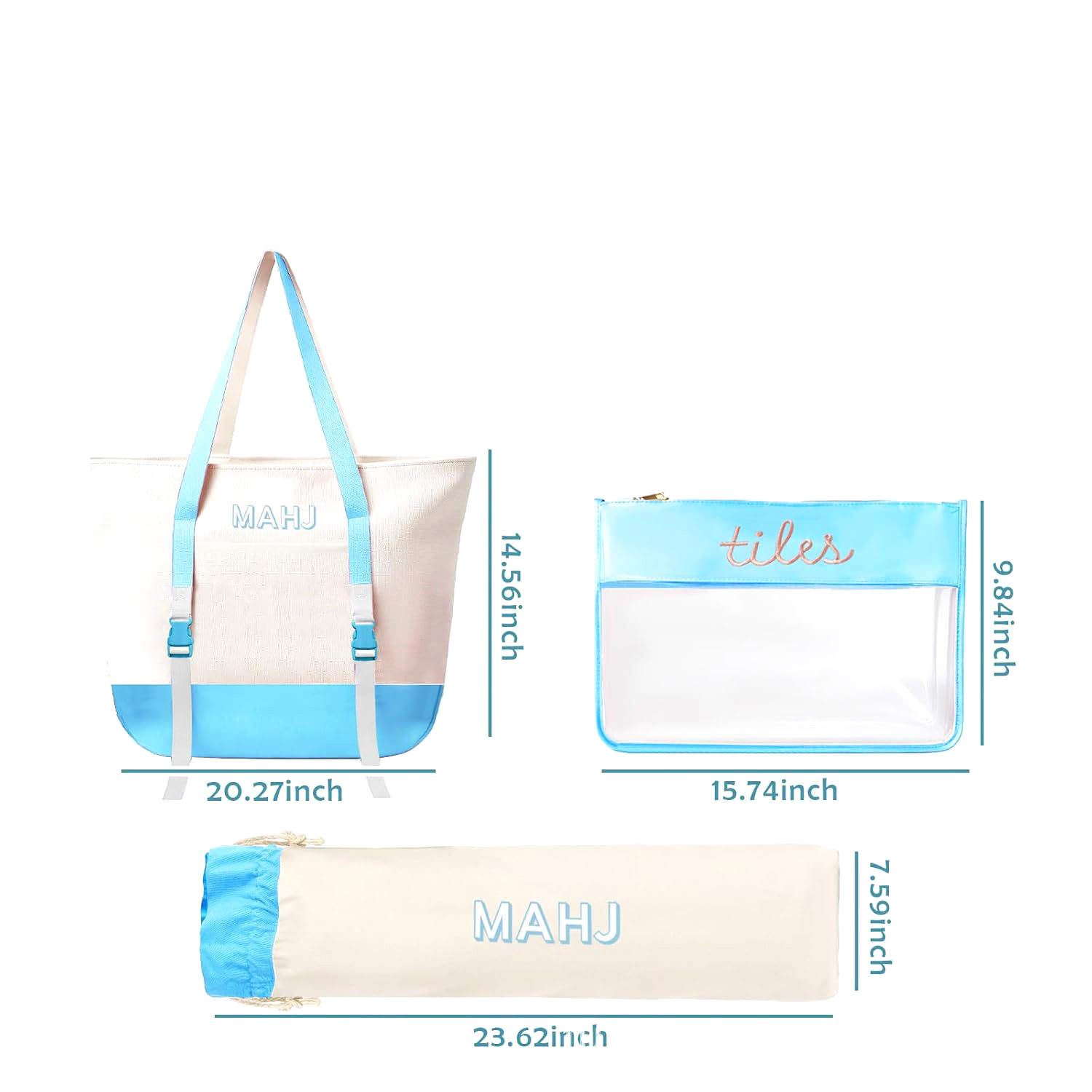 Zestaw płóciennych toreb na kl – Tile Bag Drawstring recenzja i cena
