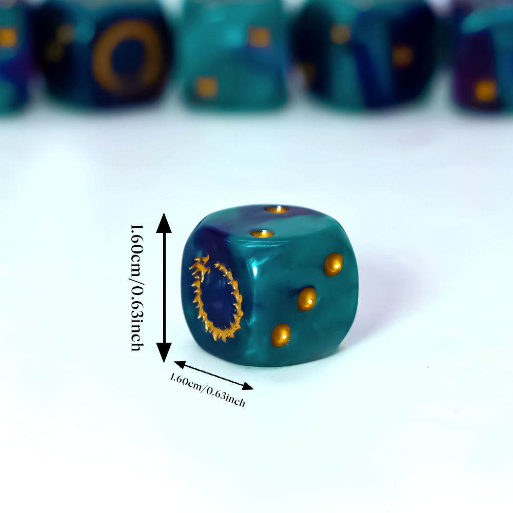 Zestaw 6 kostek D6 w kolorze z – Board Game Live recenzja i cena