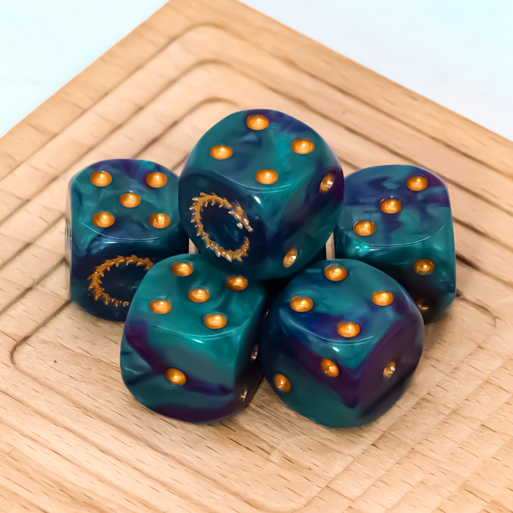 Zestaw 6 kostek D6 w kolorze z – Board Game Live recenzja i cena