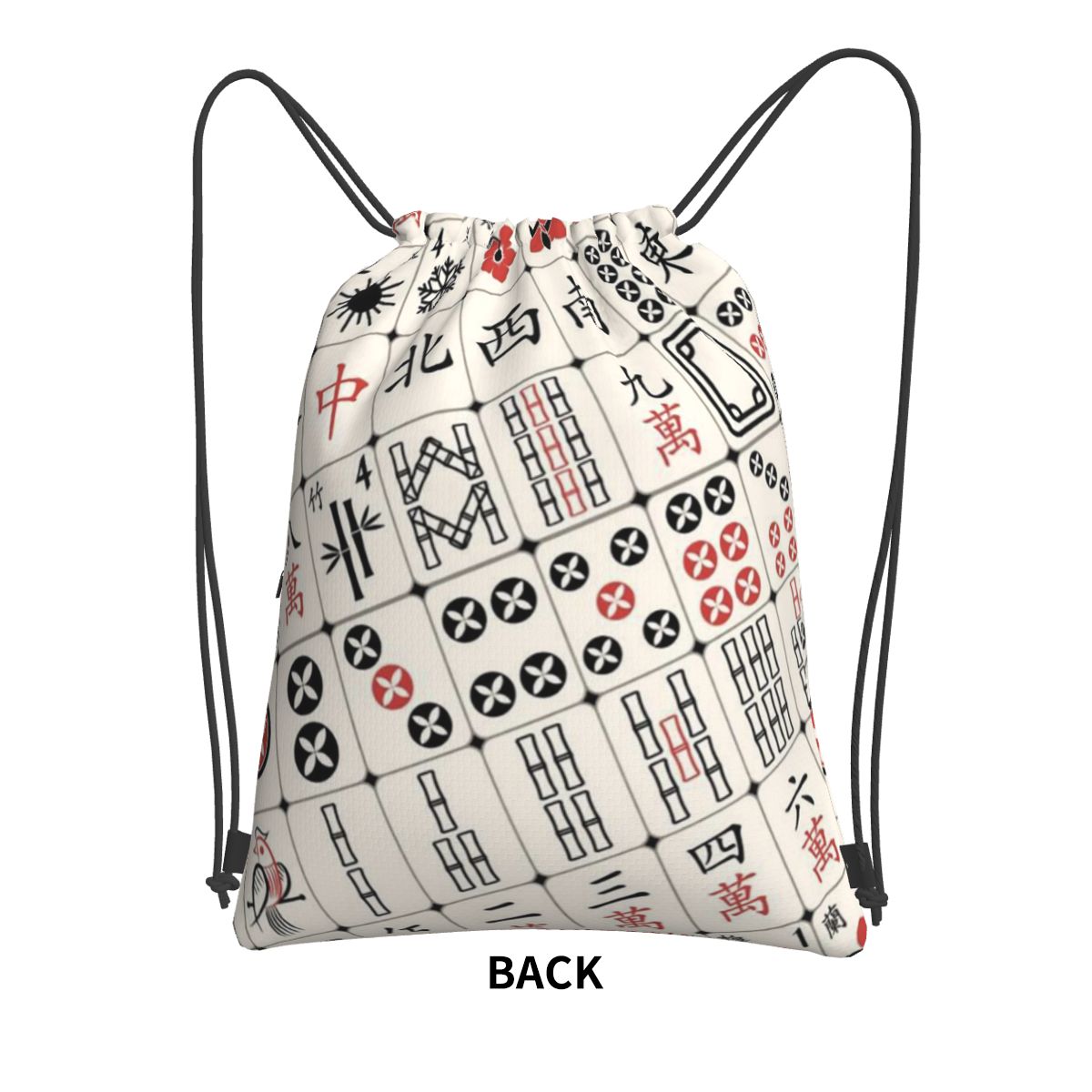 Plecaki z wzorami płytek Mahjo – Tile Bag Drawstring recenzja i cena
