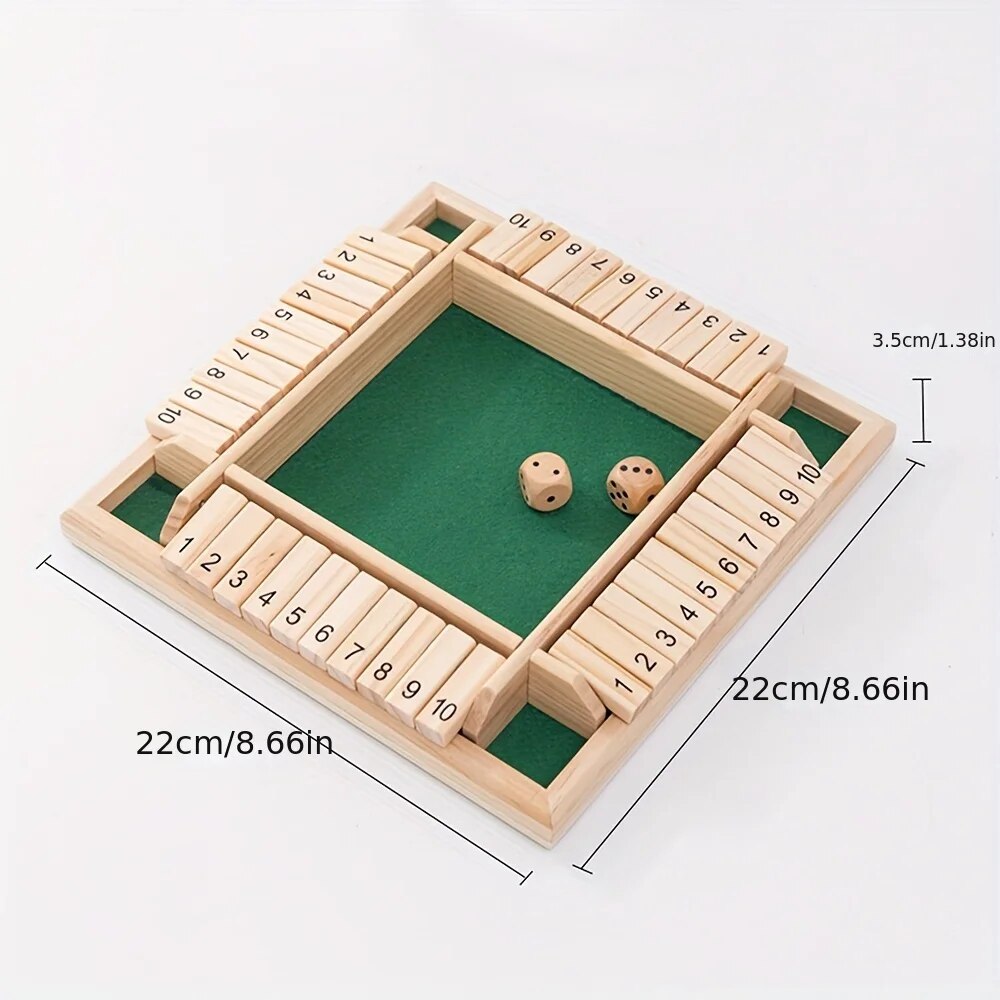 Drewniana gra planszowa w kośc – Board Game Dnd recenzja i cena